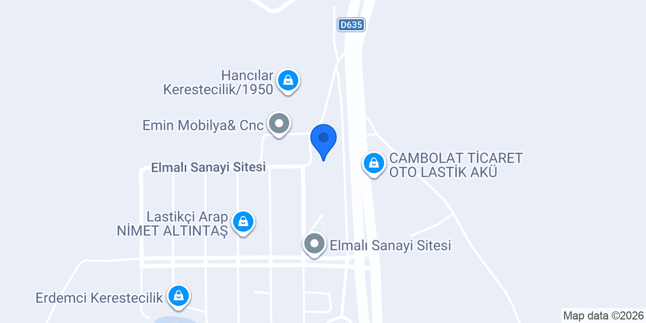 Elmalı Motor Yenileme konumu