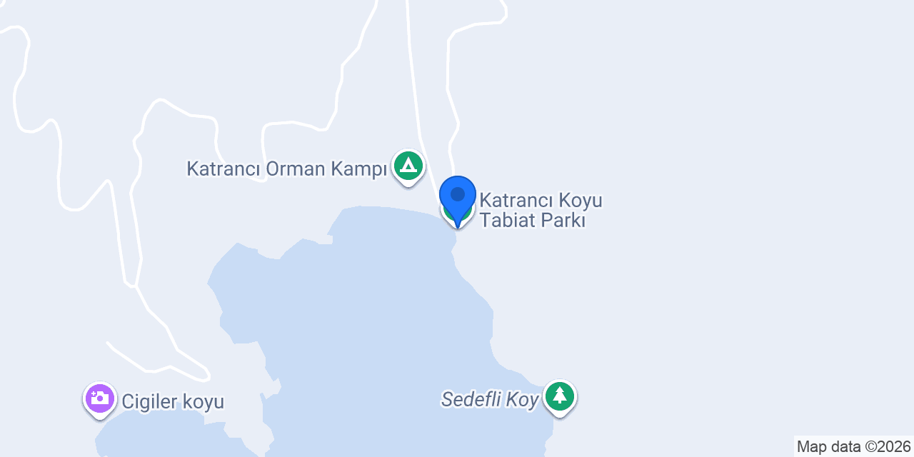 Katrancı Koyu Tabiat Parkı konumu