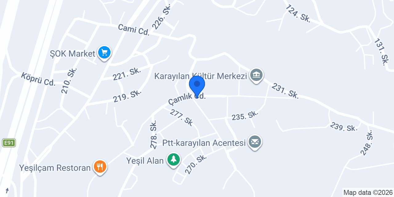 Barış Tekel Market konumu