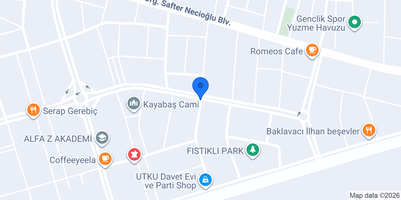 Yenikent Baklava & Katmer konumu