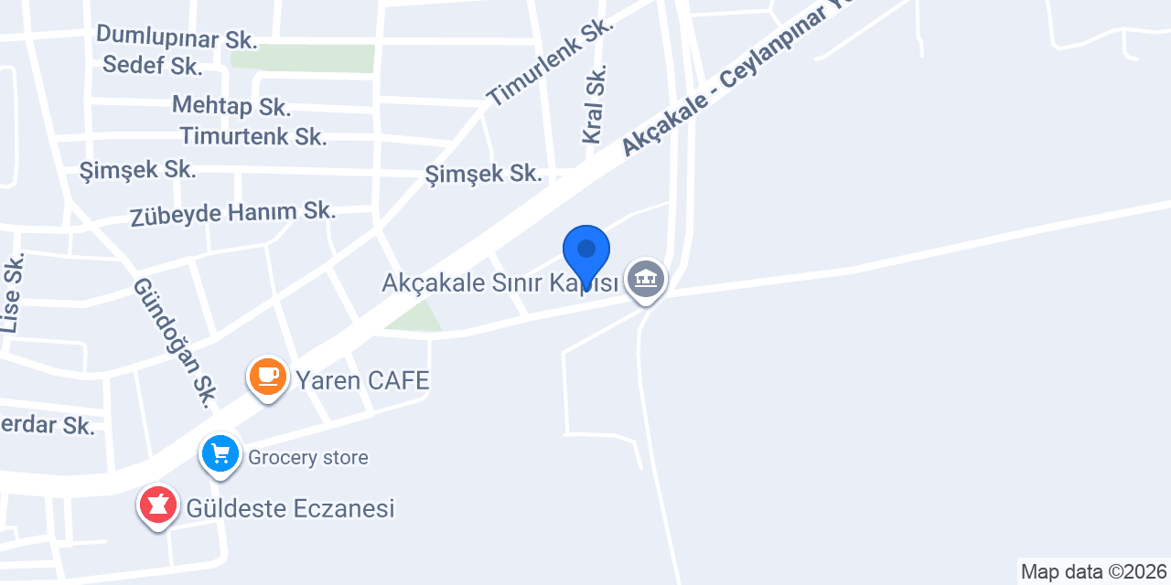 Akçakale Otel el muhtar konumu
