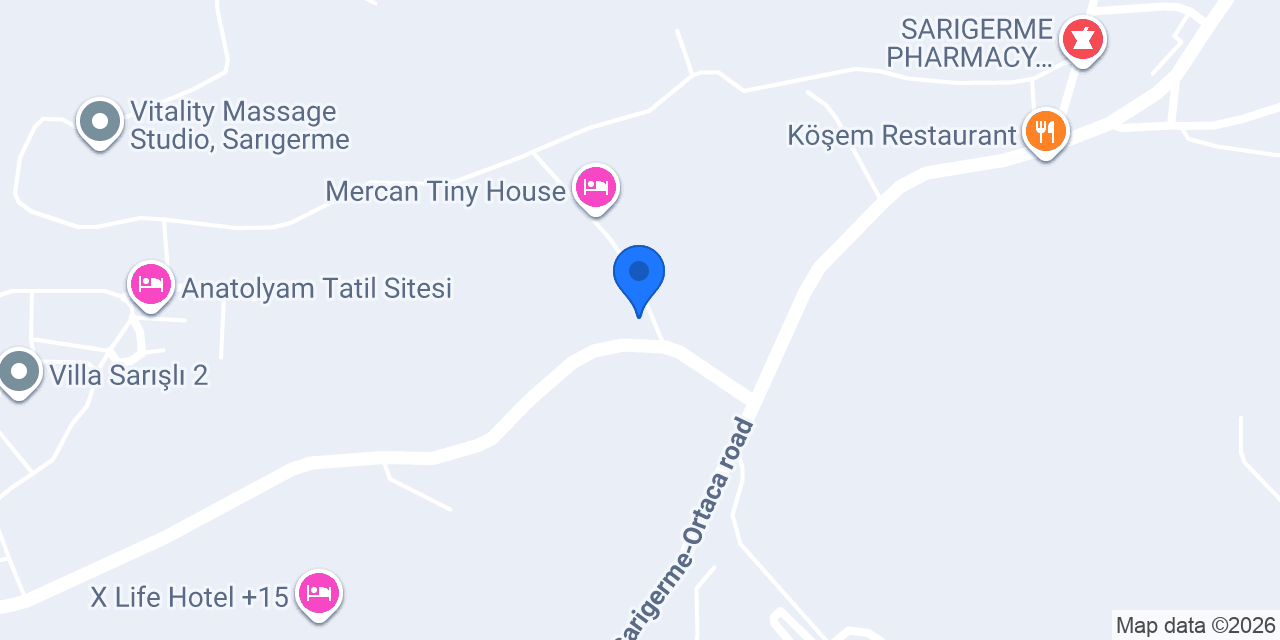 L HOTEL Sarıgerme konumu