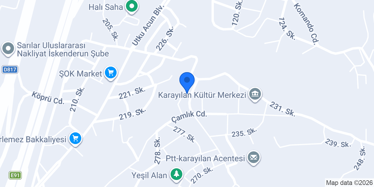 ILKNUR ORGANİZASYON konumu