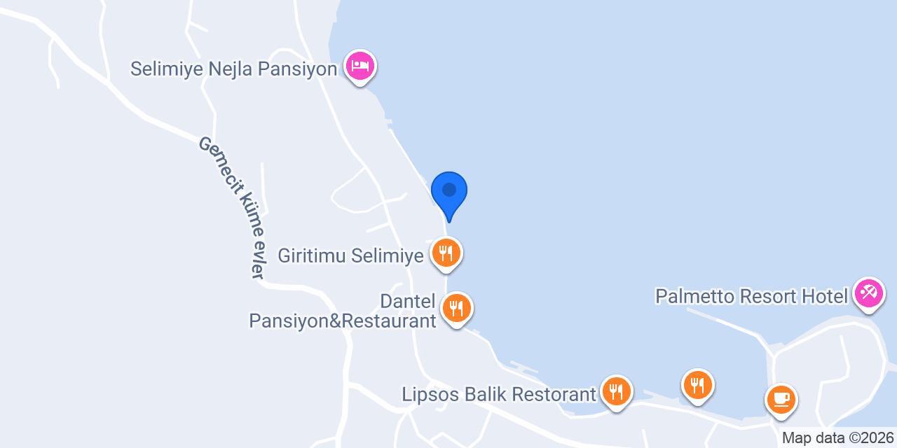 Taxi Boat Selimiye konumu