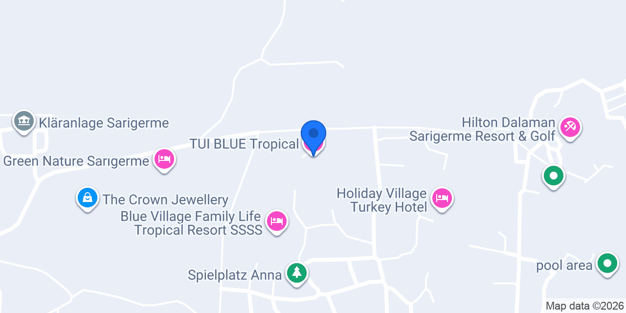 TUI BLUE Tropical konumu
