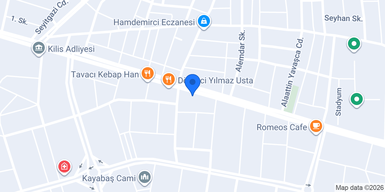 KİLİS 4. NOTER konumu