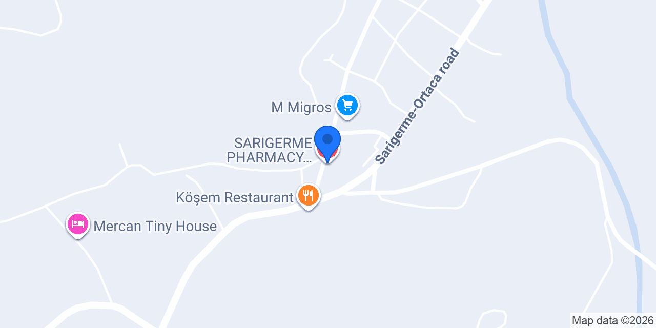 SARIGERME PHARMACY APOTHEKE ECZANE konumu