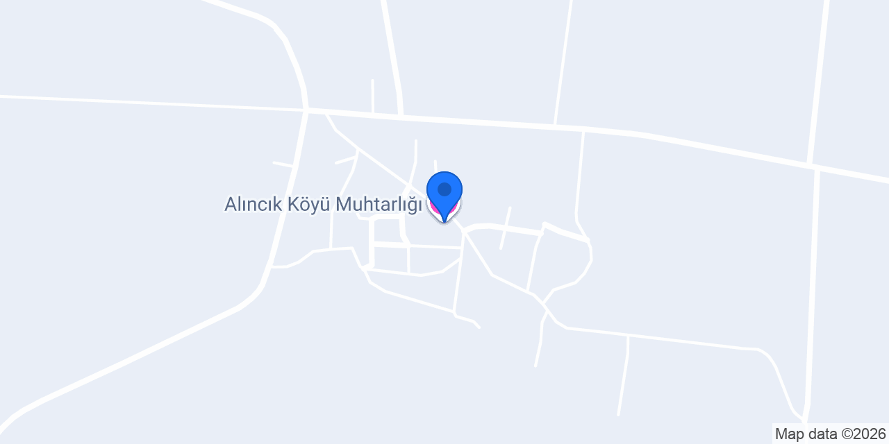 Alıncık Köyü Muhtarlığı konumu
