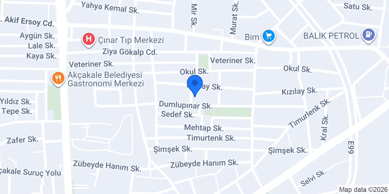 Akçakale Çiftçi Emlak konumu