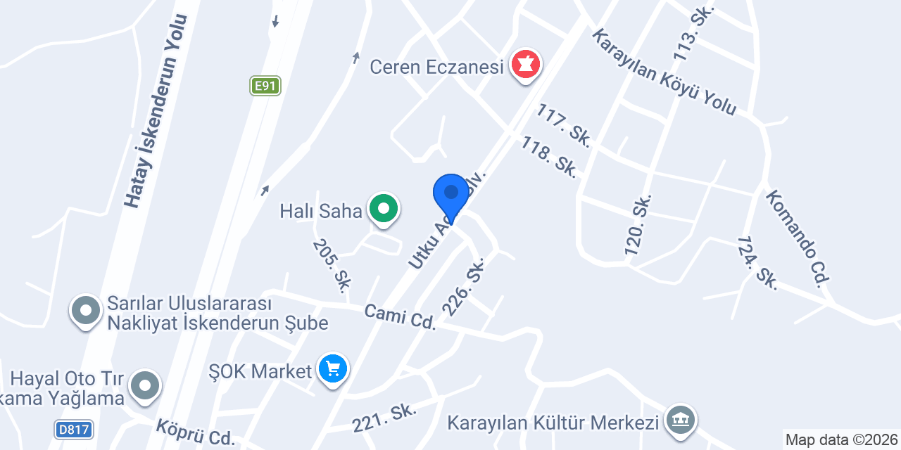 Altın Ateş Group konumu