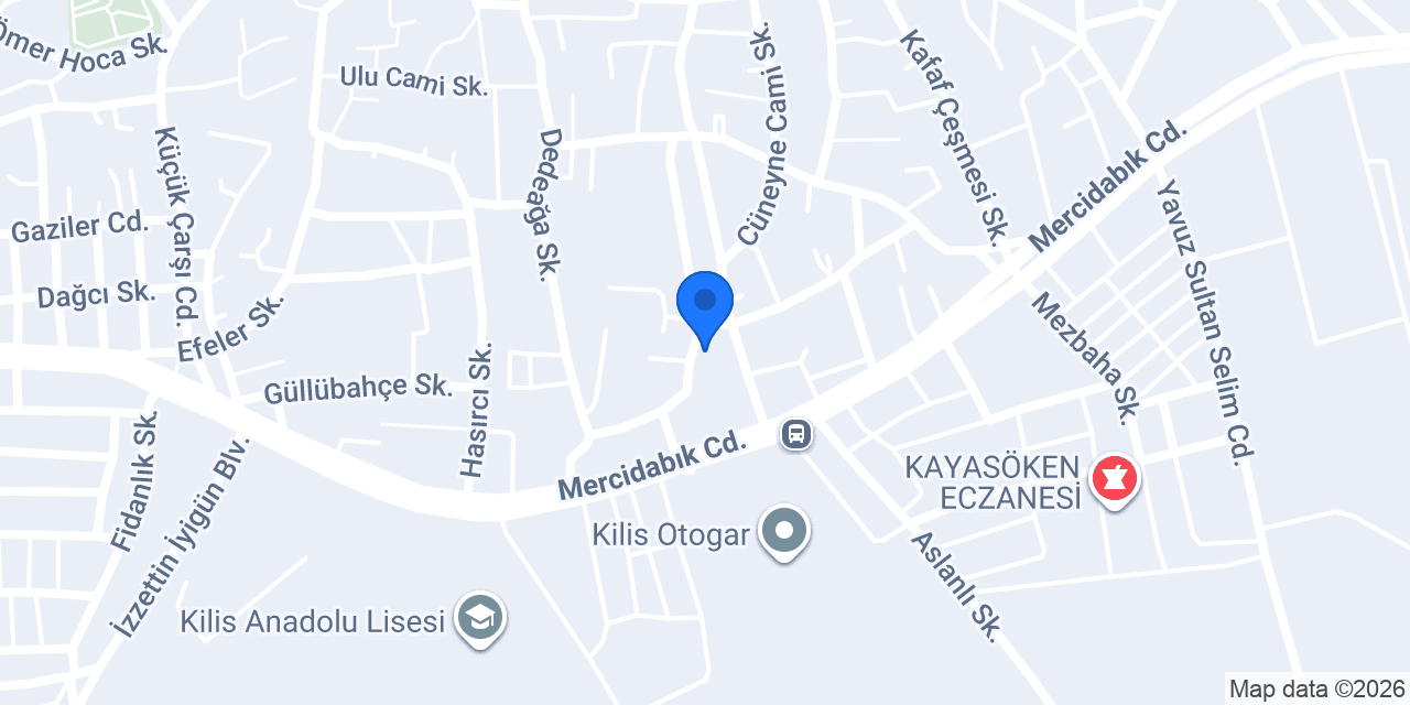Ünverdi Kebap konumu
