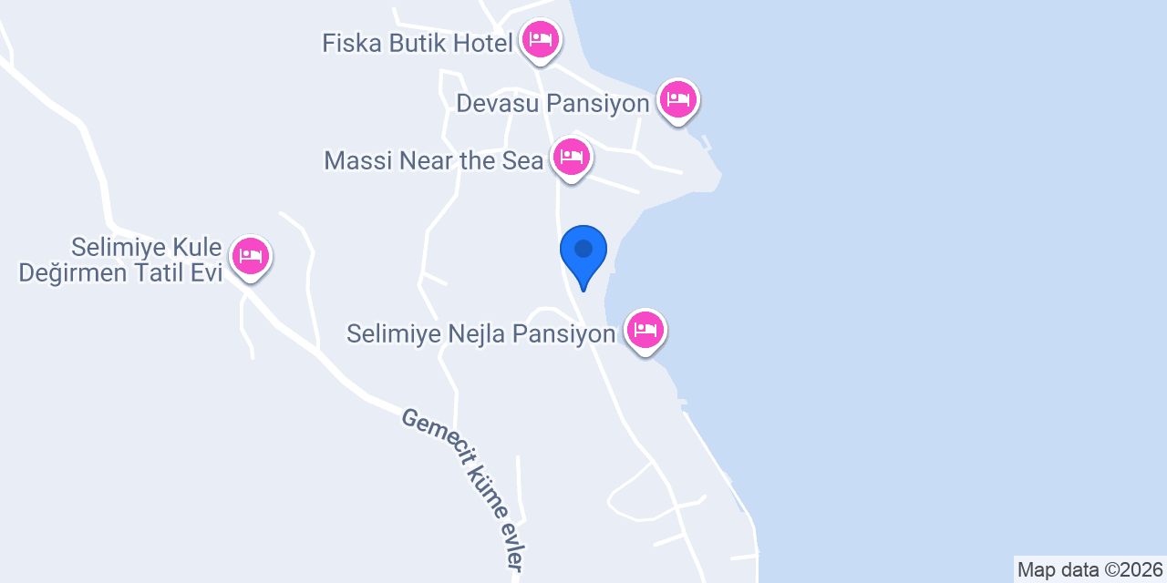 Kıyı Selimiye konumu