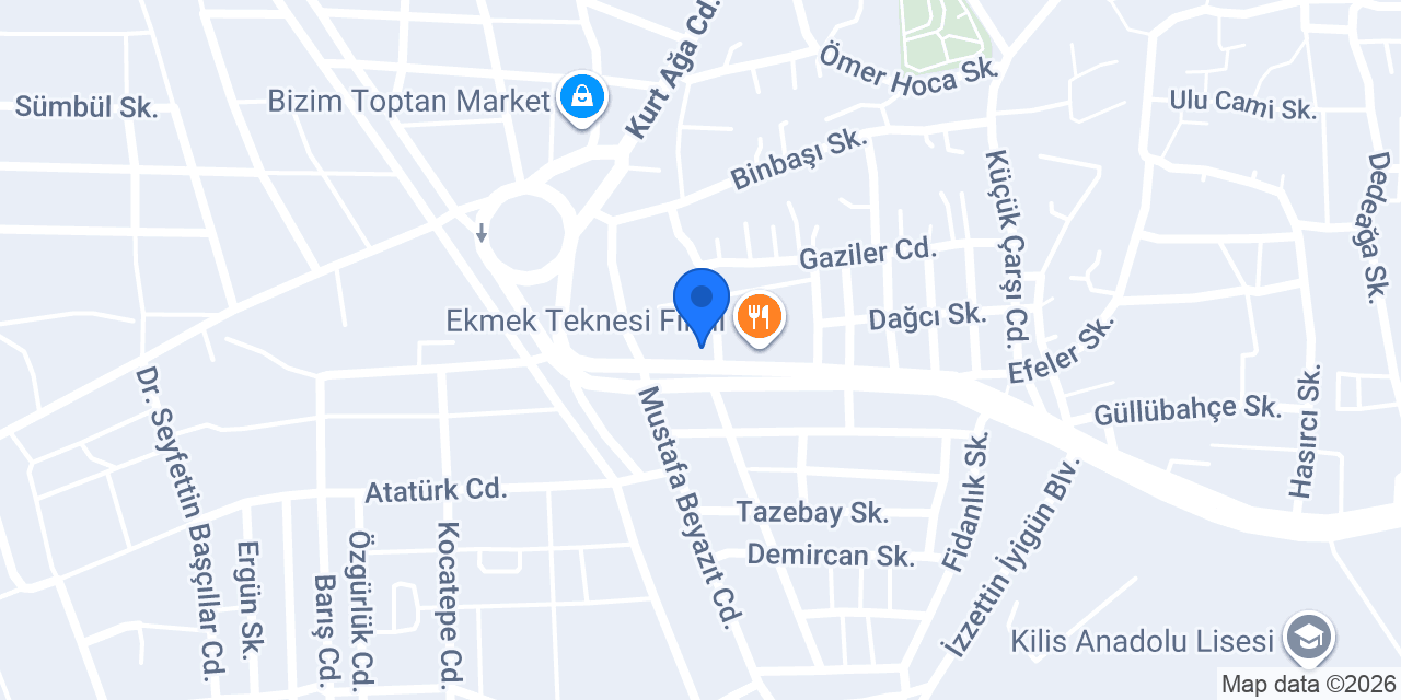 Çok Tamam Döner konumu