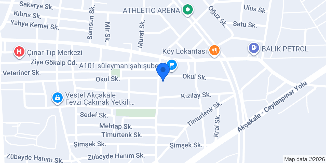 Akcakale 3 Nolu Asm konumu