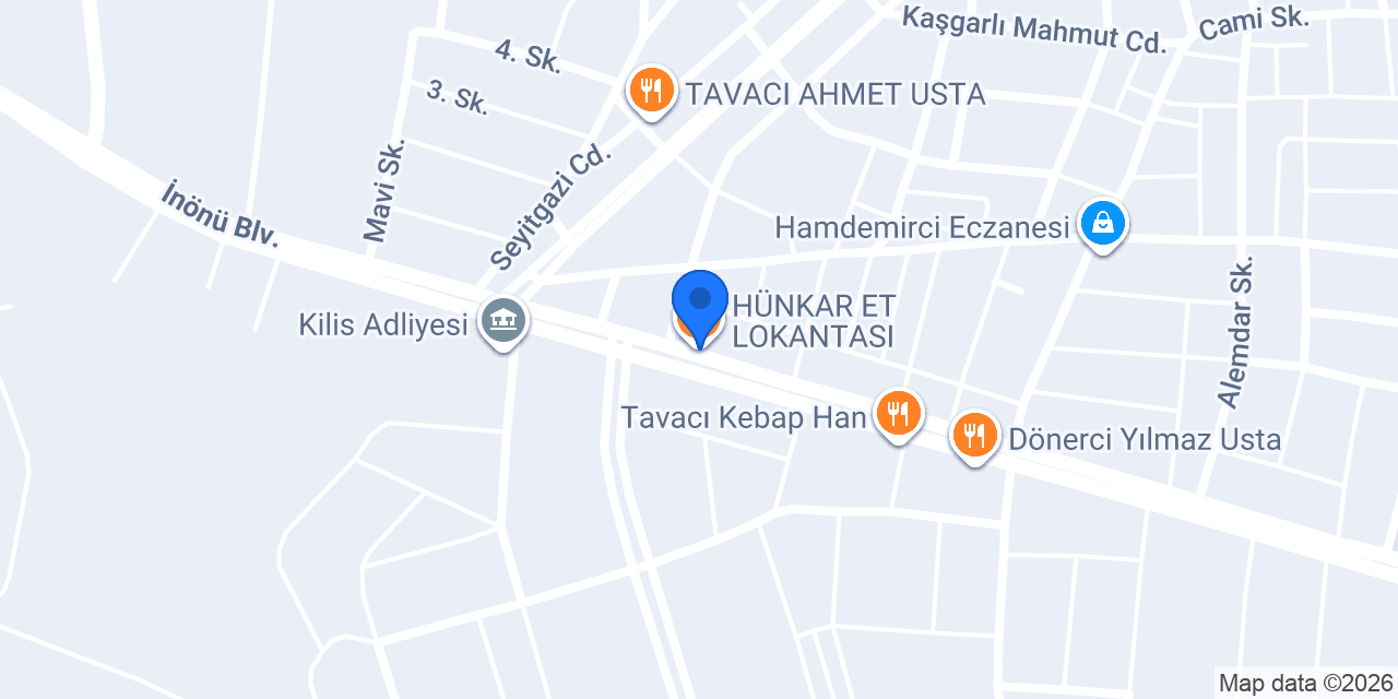 Mangal İskender Kebab konumu