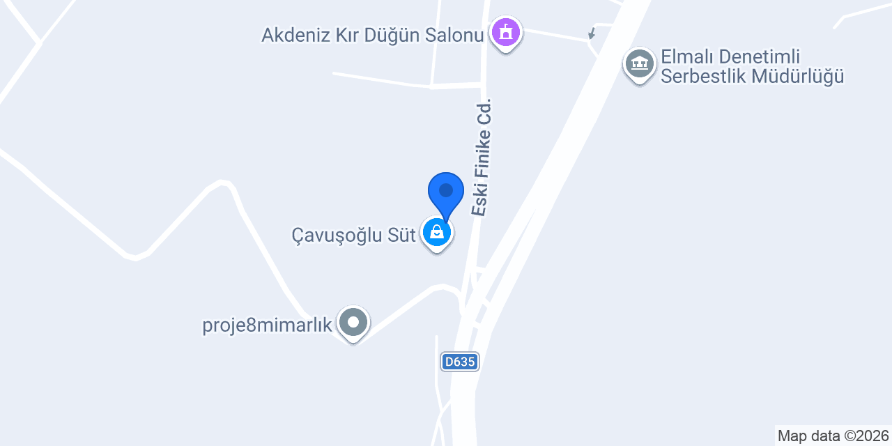 Çavuşoğlu Soğuk Hava Tesisi konumu