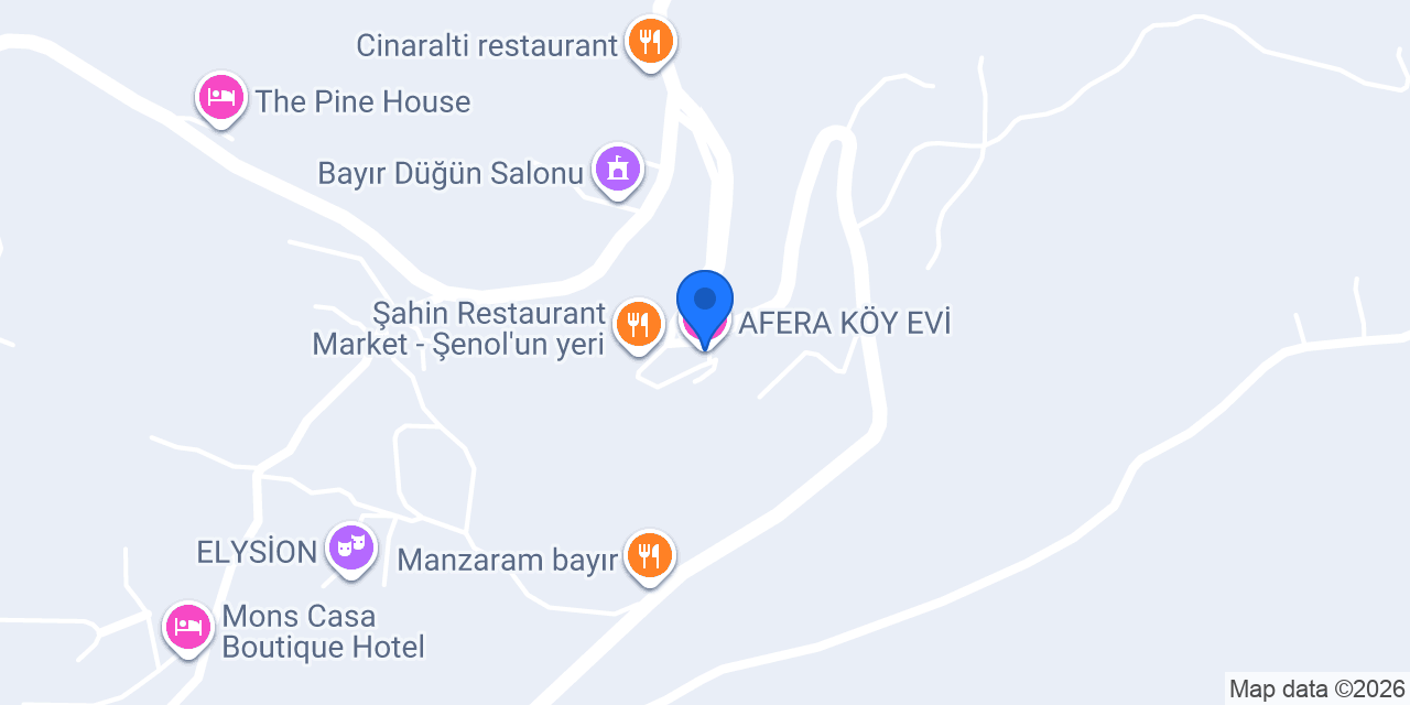 AFERA KÖY EVİ konumu