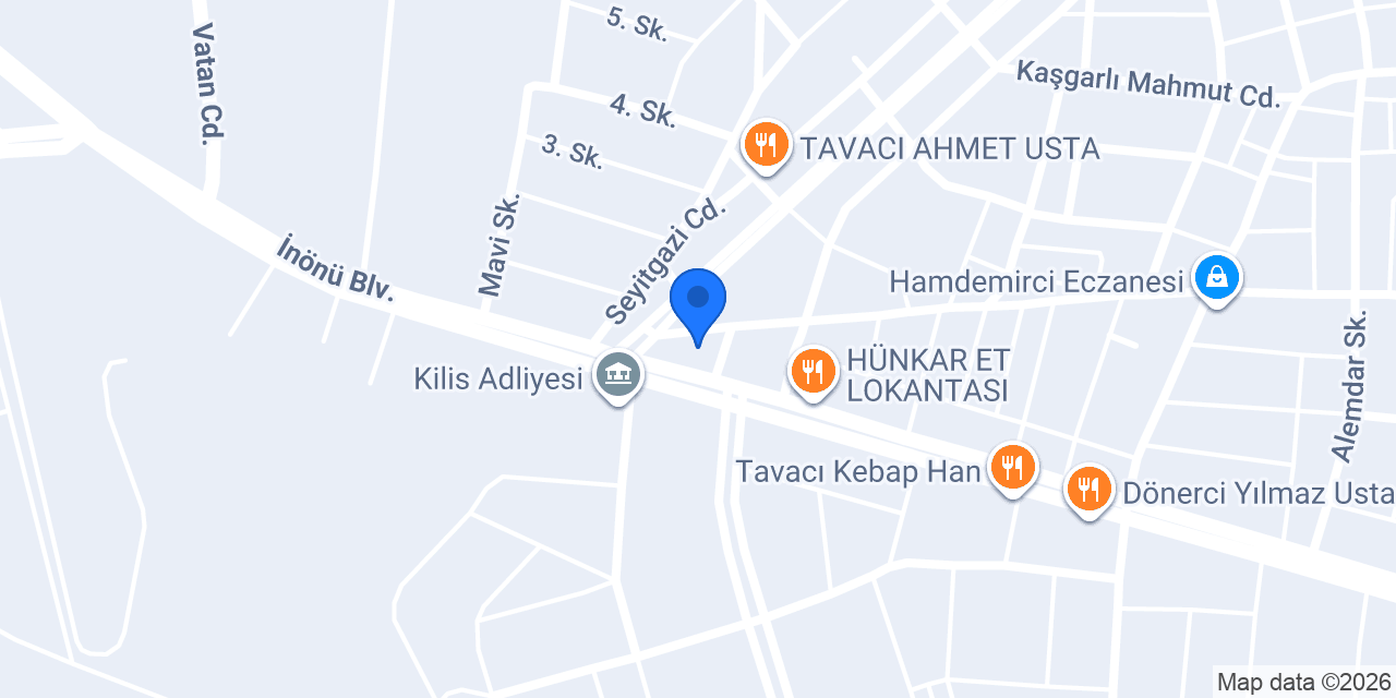 Avukat Mesut KIRŞANLI konumu