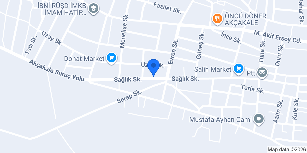 HİLALOĞLU MARKET konumu