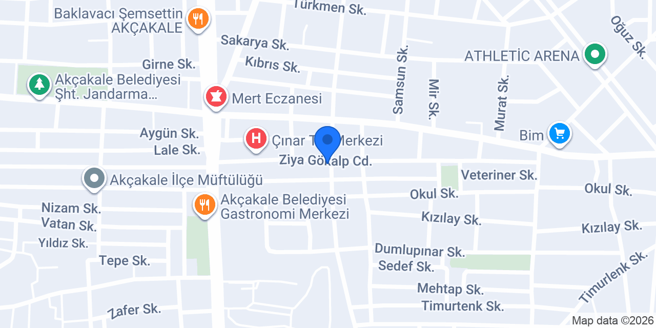 AKÇAKALE SPOT TİCARET konumu