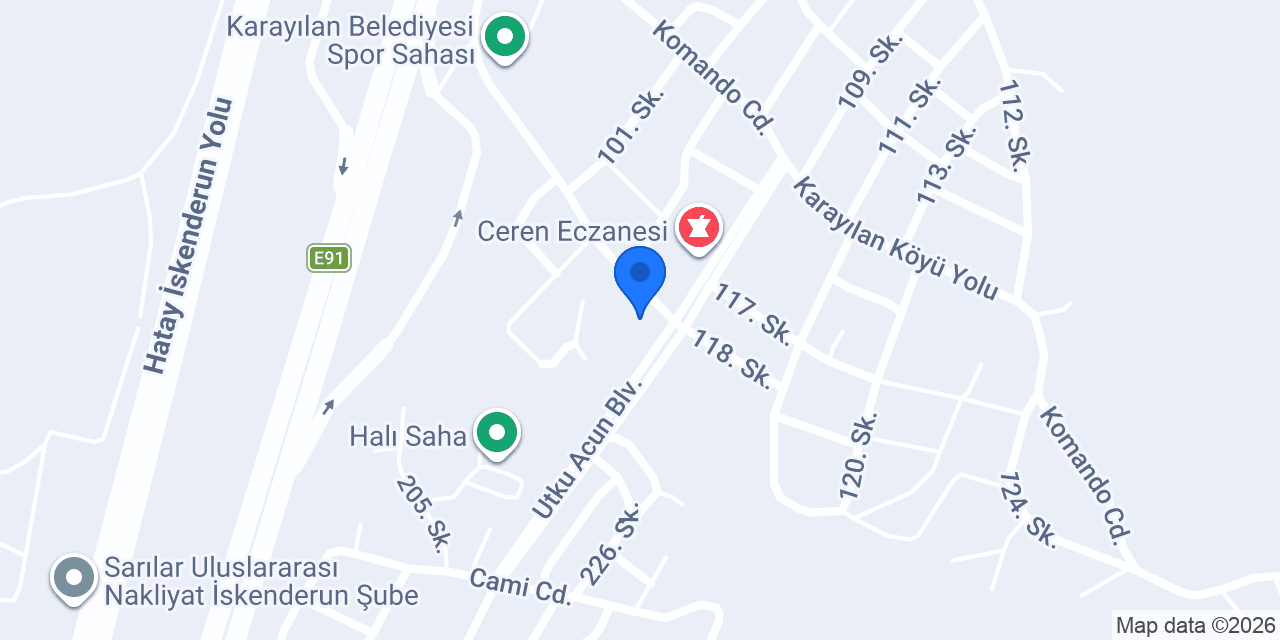 Karayılan Belediyesi konumu