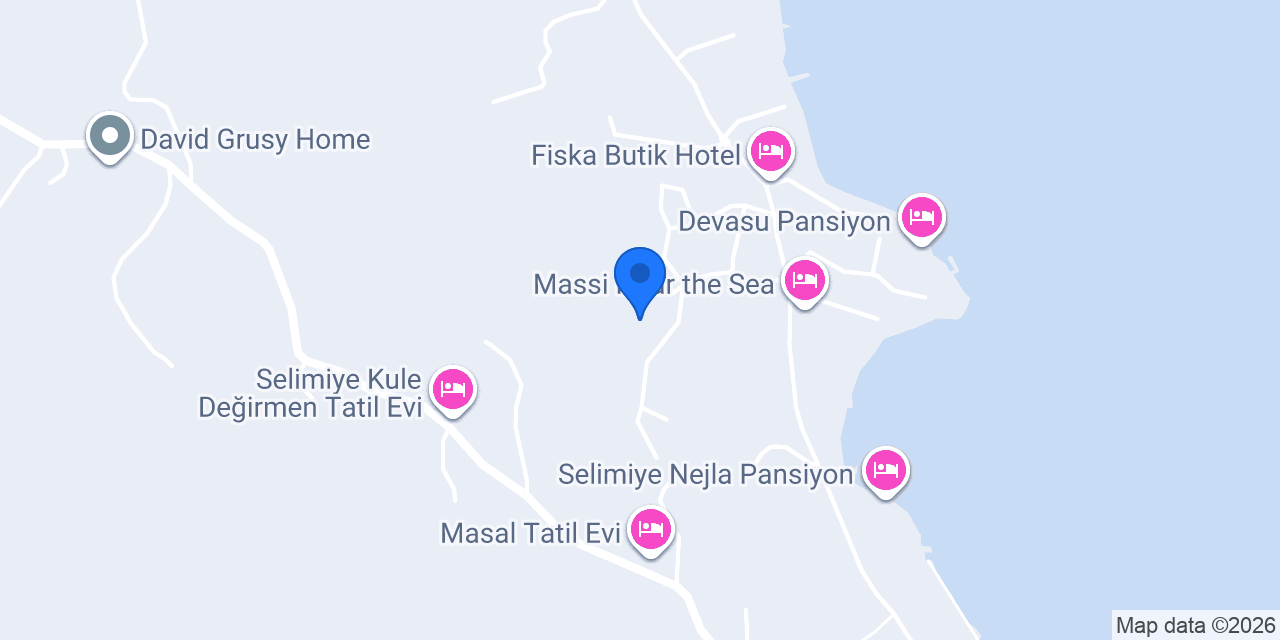 Selimiye Tepe Apart Otel konumu