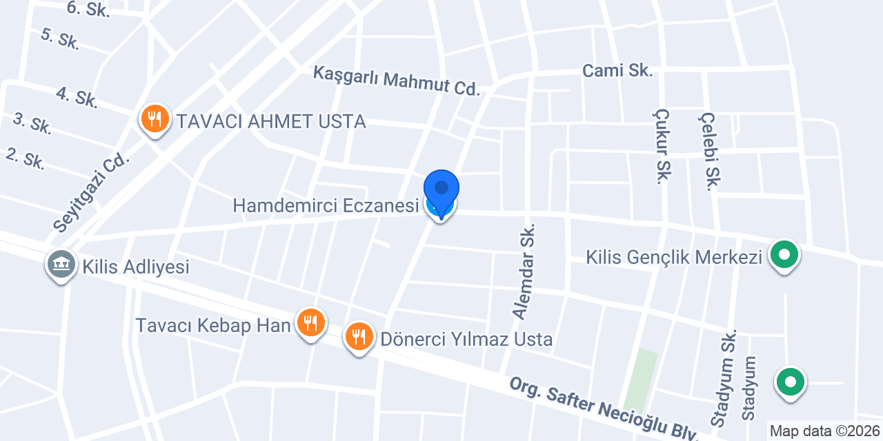 Hamdemirci Eczanesi konumu