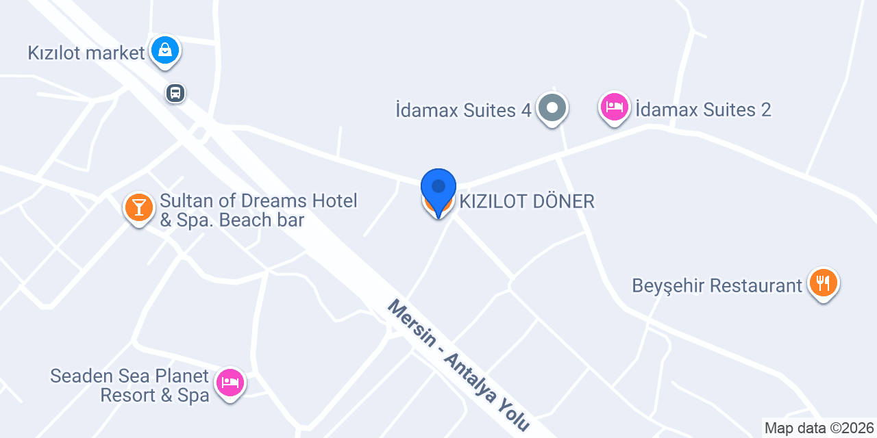 KIZILOT DÖNER konumu