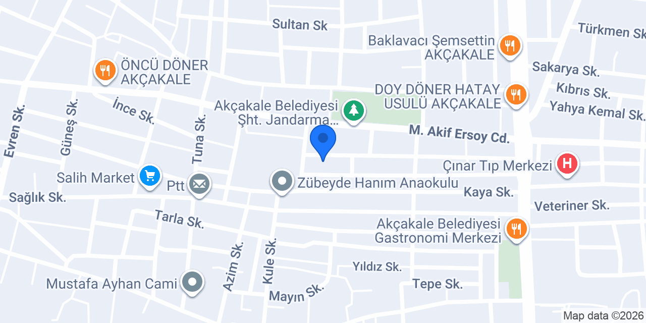 Atatürk İlkokulu konumu