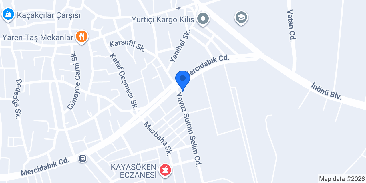 ÜSTÜN Sıhhi tesisat konumu
