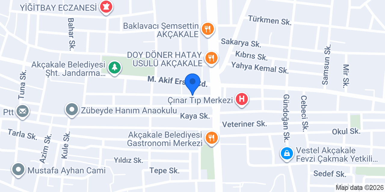 Lemon Art Cafe Akçakale konumu