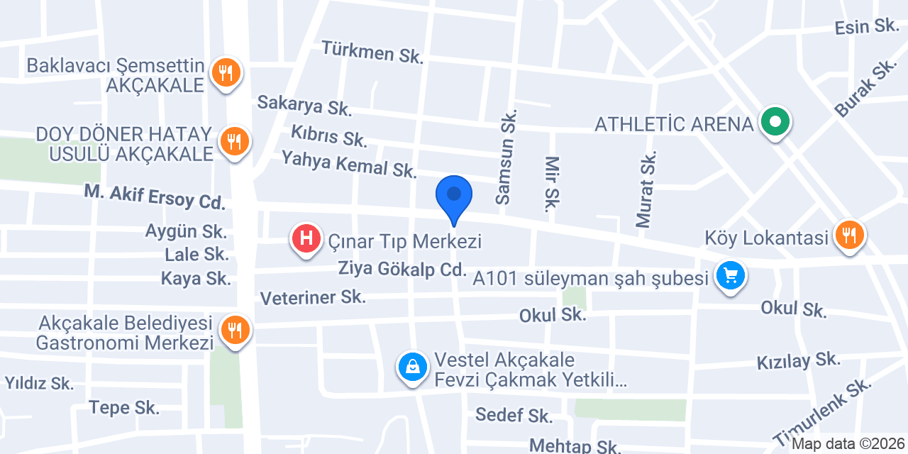 Erek hırdavat akçakale konumu