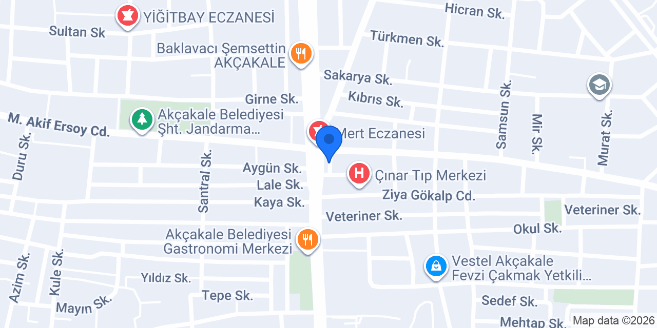 Çak-Ber Emlak konumu