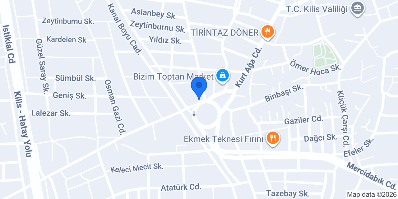 Yıldırım Et Pazarı konumu
