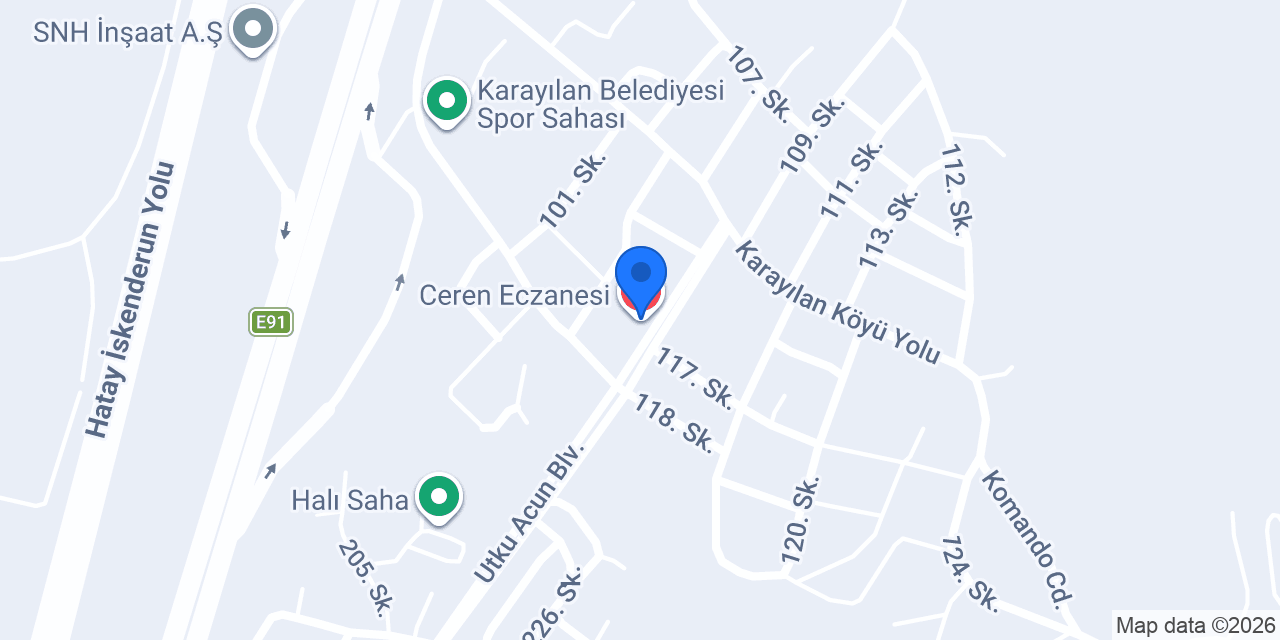 Ceren Eczanesi konumu