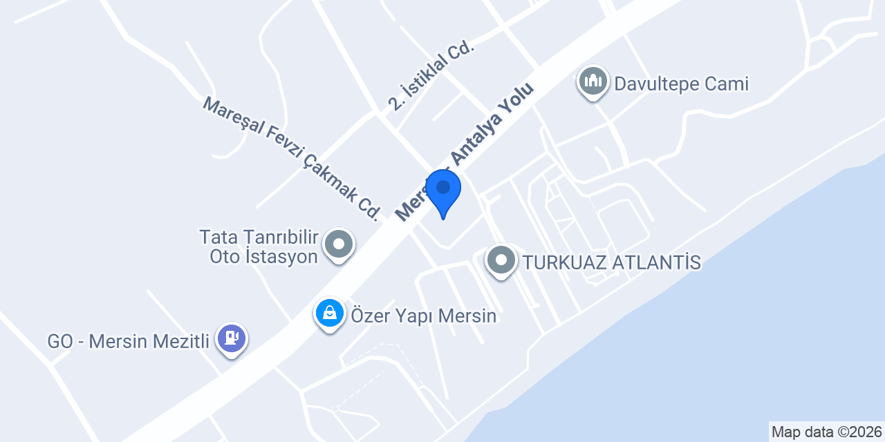 Mersin İlaç Ecza Deposu konumu