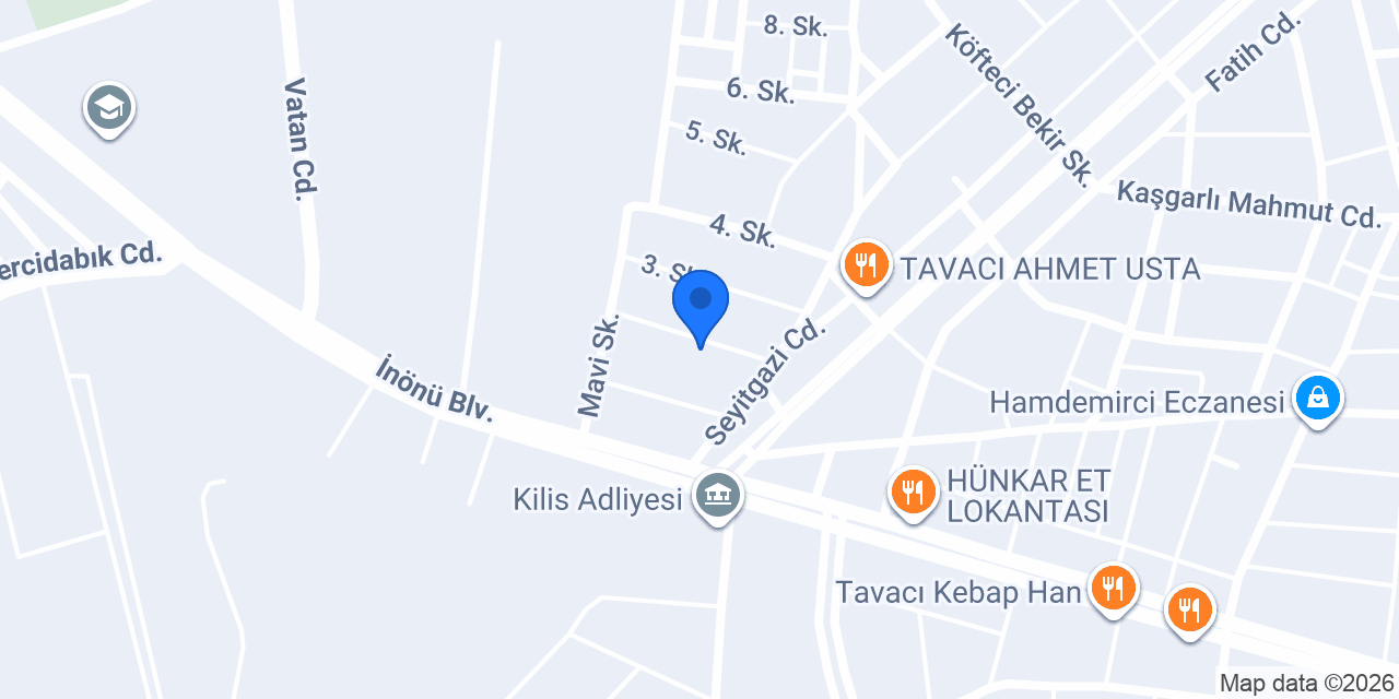Cihan Mobilya ve Dekorasyon konumu
