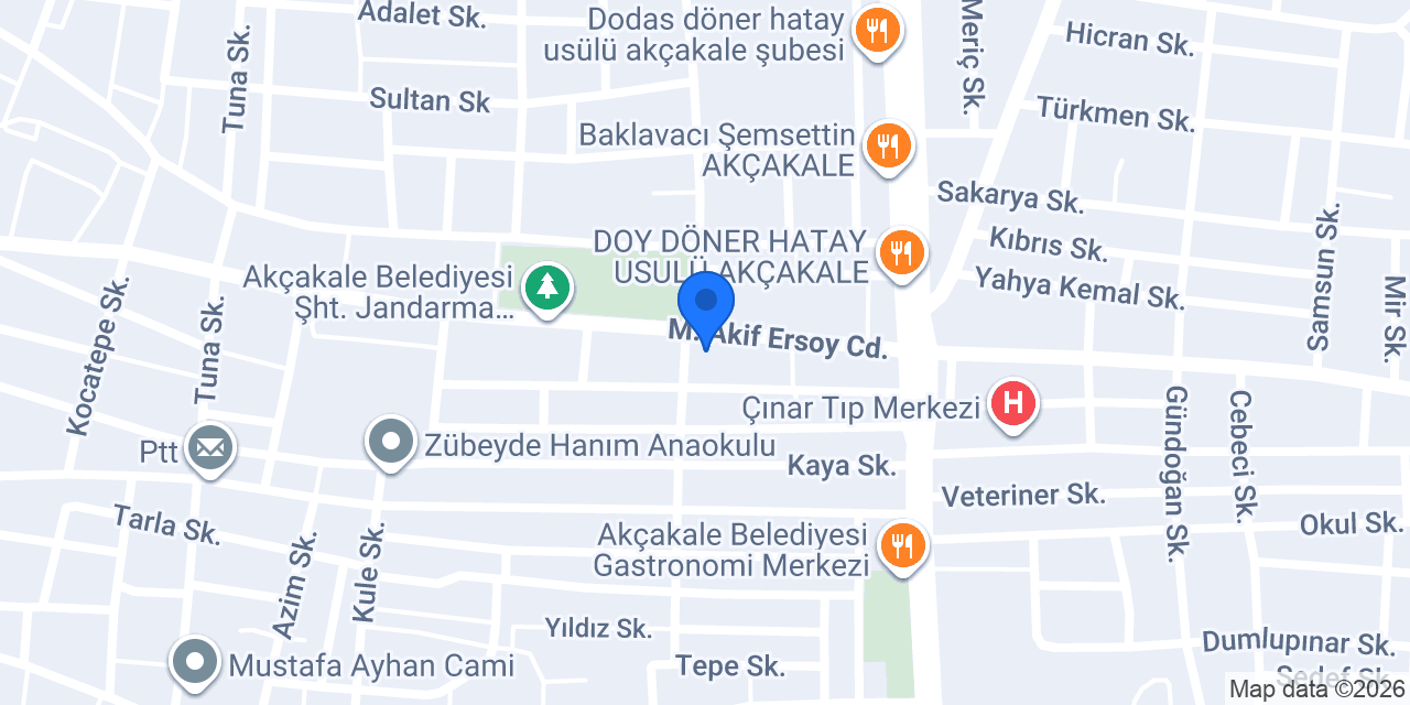 Zirve unlu mamülleri konumu