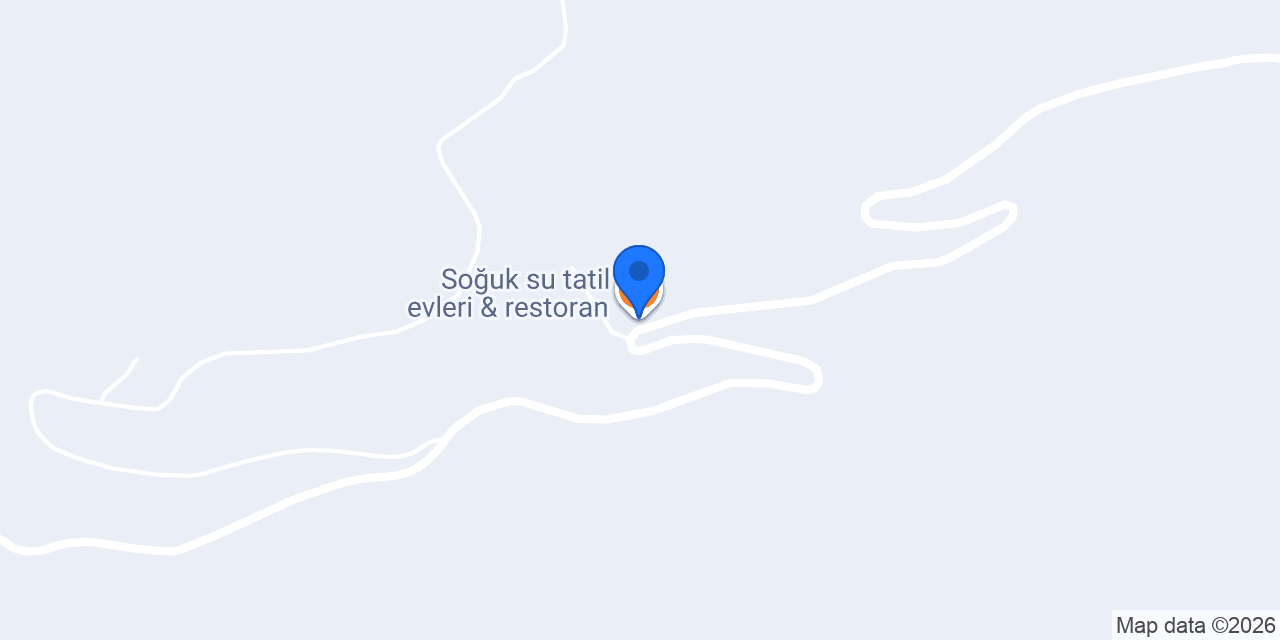 Soğuk su tatil evleri & restoran konumu