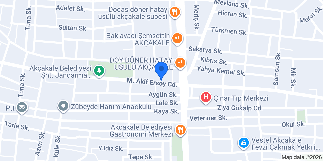 Usta eller bi tantuni konumu