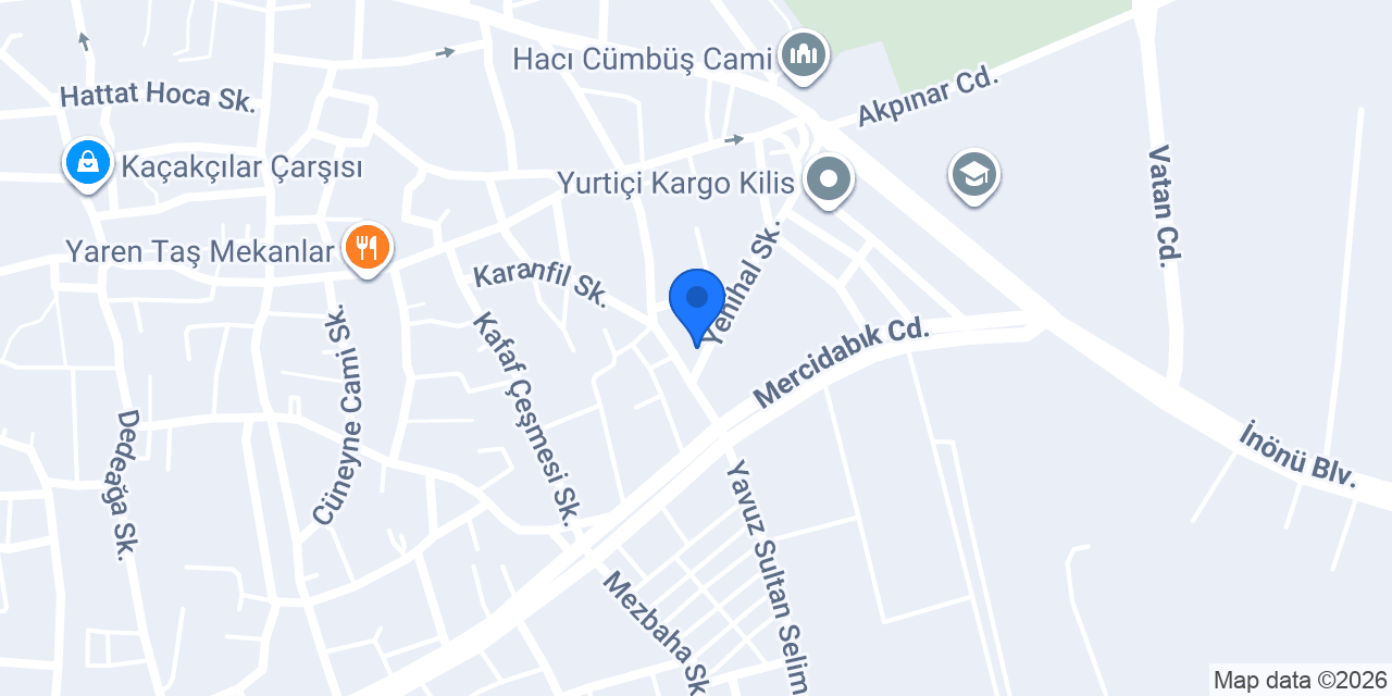 Aras Kargo Kilis Şubesi konumu