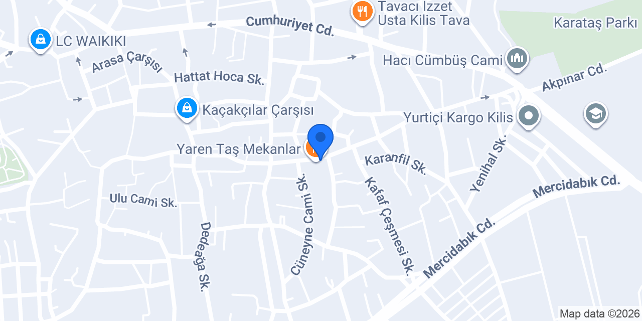 Hammam Restorant konumu