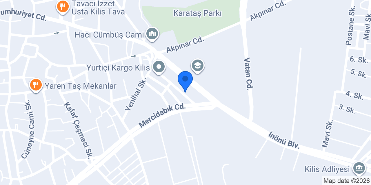 Kurucu Mühendislik Doğalgaz konumu