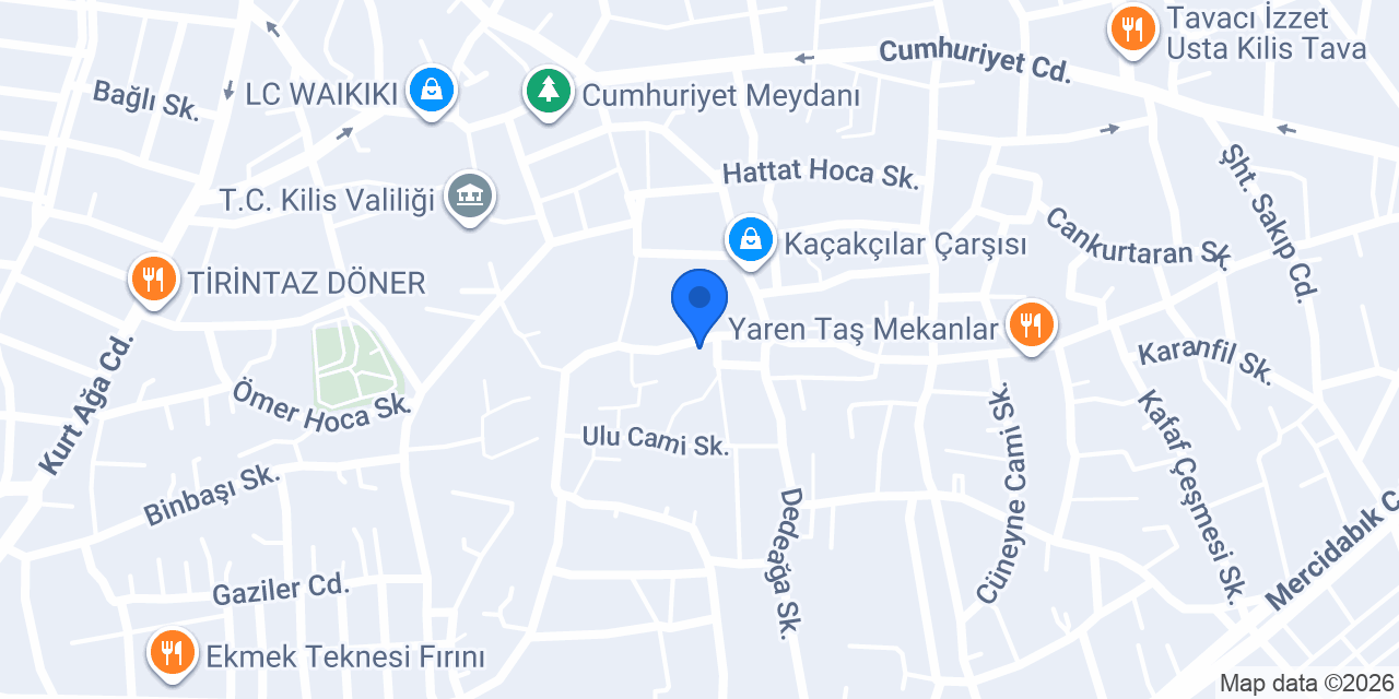 KİLİS REDBLACK REKLAM konumu