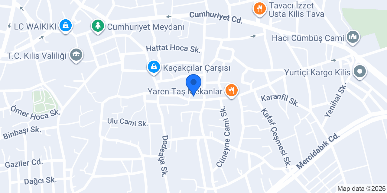 Çalıkoğlu Konfeksiyon konumu