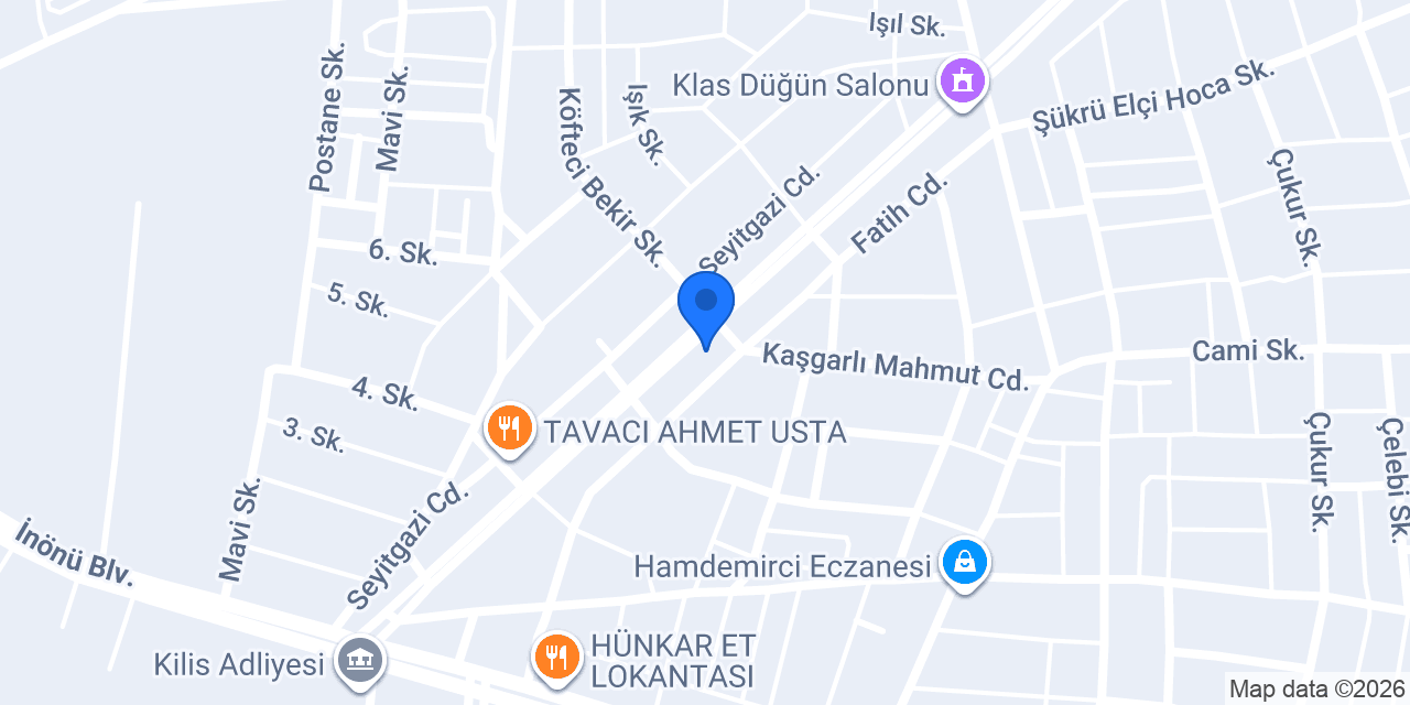 AKTİF EMLAK KİLİS konumu