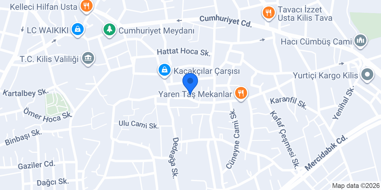 Huzur Pide konumu
