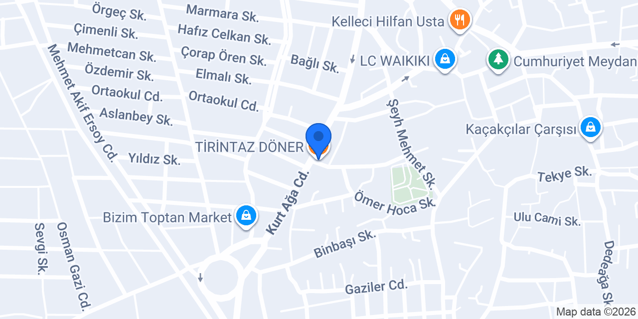 TİRİNTAZ DÖNER konumu