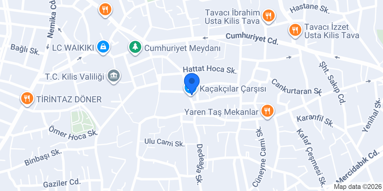 Meşhur Kadayıfçı konumu
