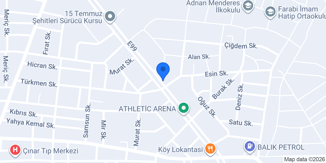 Aydın unlu mamülleri konumu